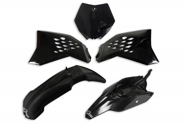 Plastic kit Ktm - black - REPLICA PLASTICS - KTKIT525-001 - UFO Plast