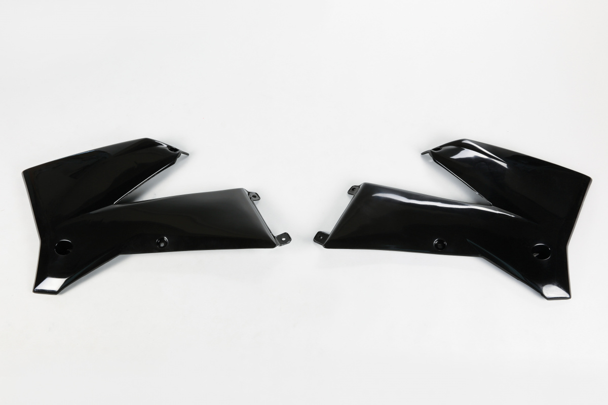 Radiator covers - black - Ktm - REPLICA PLASTICS - KT03084-001 - UFO Plast