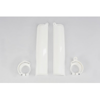 Fork slider protectors - white 047 - Ktm - REPLICA PLASTICS - KT03011-047 - UFO Plast