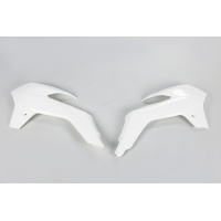 Radiator covers - white 047 - Ktm - REPLICA PLASTICS - KT04042-047 - UFO Plast