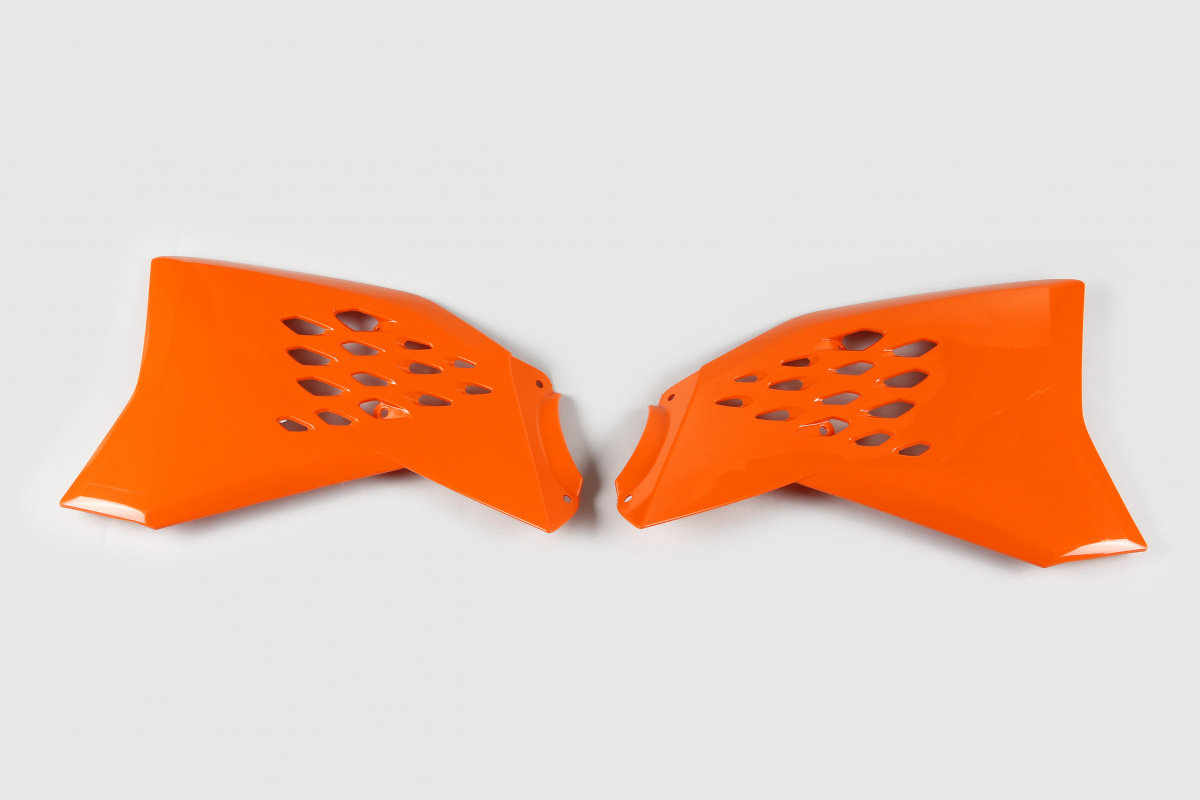 Radiator covers - orange 127 - Ktm - REPLICA PLASTICS - KT04009-127 - UFO Plast