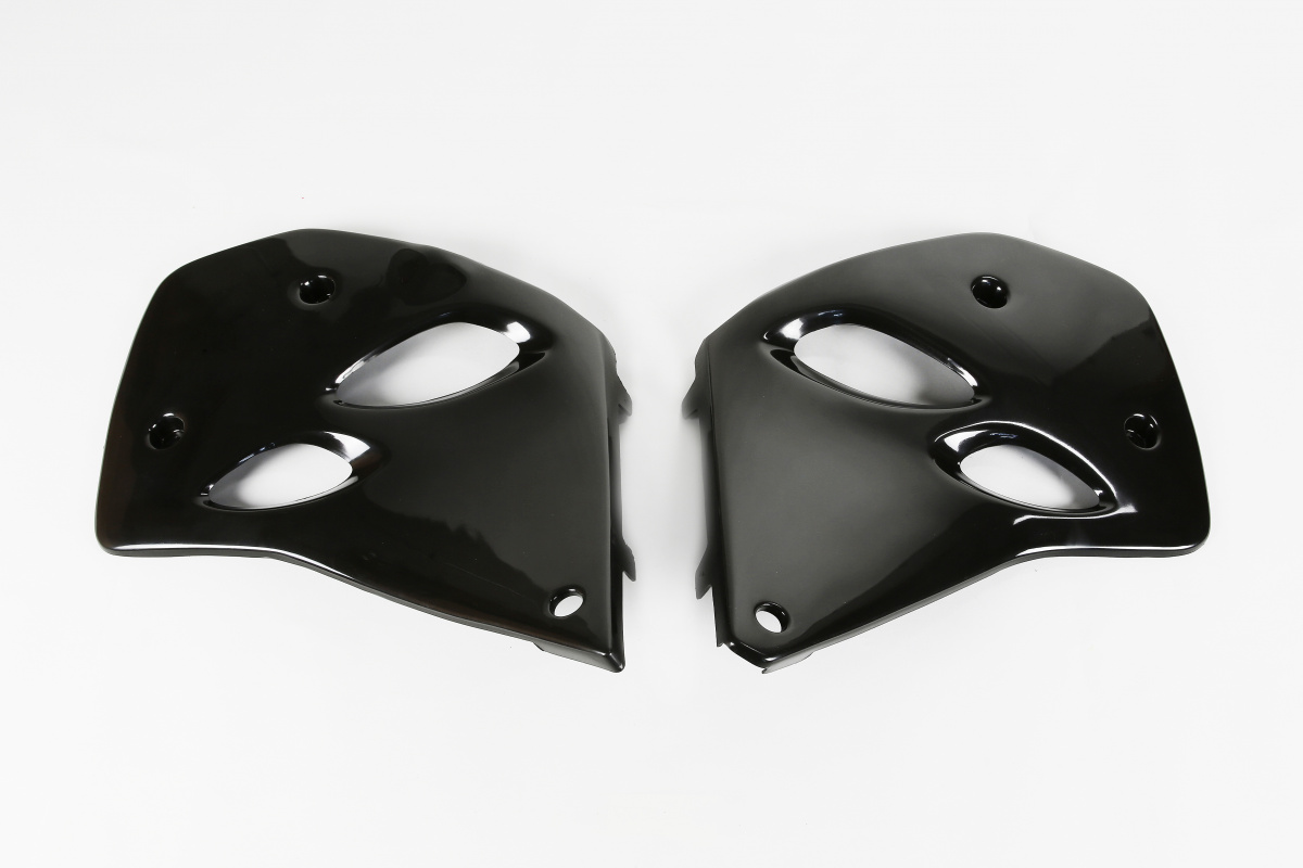 Radiator covers - black - Ktm - REPLICA PLASTICS - KT03022-001 - UFO Plast