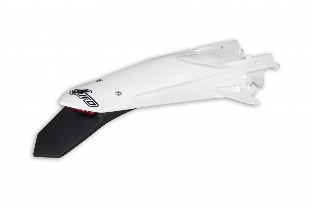 Rear fender / Enduro LED - white 047 - Ktm - REPLICA PLASTICS - KT04097-047 - UFO Plast