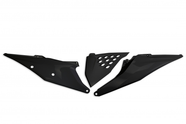 Side panels / Vented - black - Ktm - REPLICA PLASTICS - KT05004-001 - UFO Plast