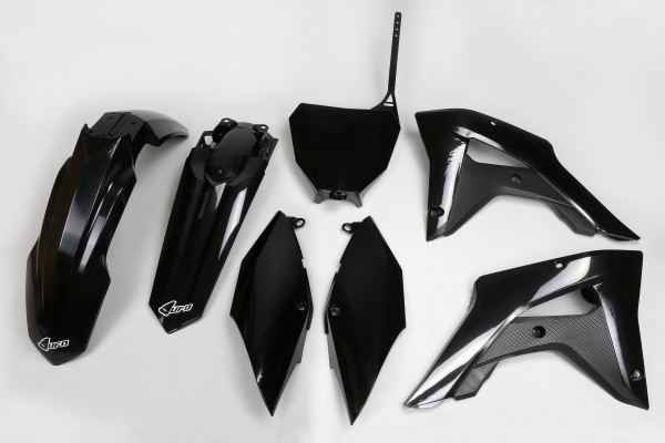 Plastic kit Honda - black - REPLICA PLASTICS - HOKIT120-001 - UFO Plast