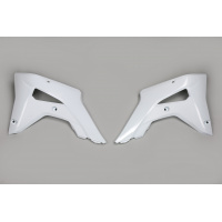 Radiator covers - white 041 - Honda - REPLICA PLASTICS - HO04683-041 - UFO Plast