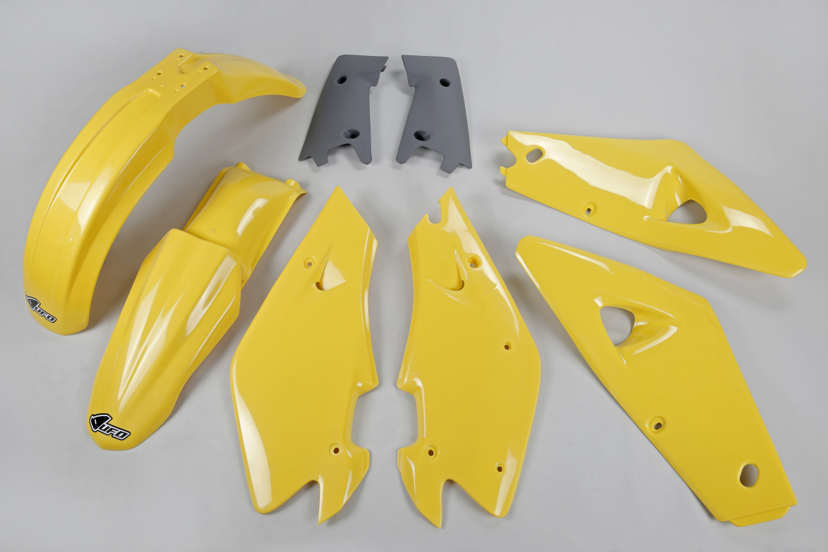 Plastic Kit OEM Color for Husqvarna CR 125 (2000-03) - CR 250 (2000-03) - REPLICA PLASTICS - HUKIT600-999 - Ufo Plast