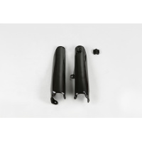 Fork Slider Protectors black for Husqvarna TC 449 - TE 449 - TC 499 - TE 499 - TE 511 - REPLICA PLASTICS - HU03346-001 - Ufo ...