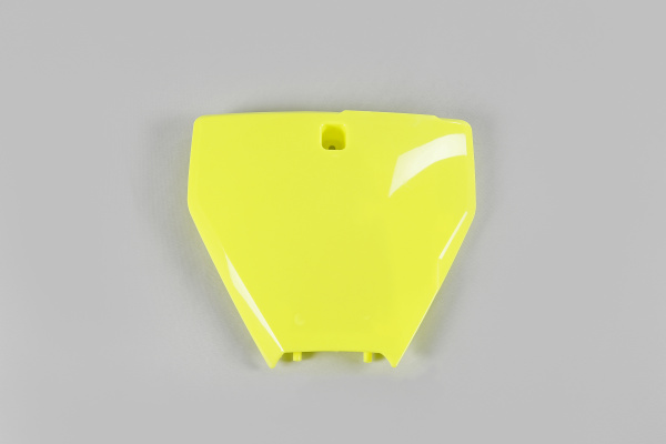 Front Number Plate neon yellow for Husqvarna TC 250 - TC 125 - FC 250 - FC 350 - FC 450 - TC 300 - REPLICA PLASTICS - HU03367...