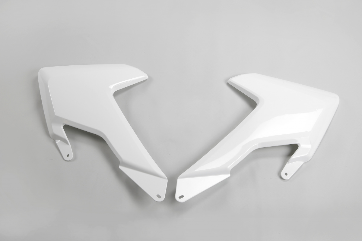 Radiator covers - white 041 - Husqvarna - REPLICA PLASTICS - HU03365-041 - UFO Plast