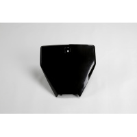 Front Number Plate black for Husqvarna TC 250 - TC 125 - FC 250 - FC 350 - FC 450 - TC 300 - REPLICA PLASTICS - HU03367-001 -...