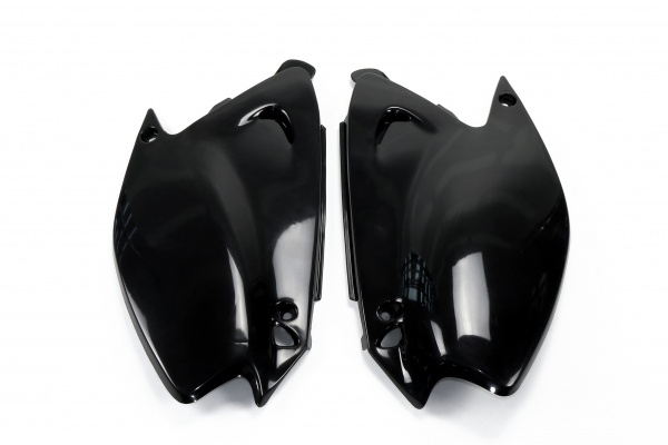 Side panels - black - Kawasaki - REPLICA PLASTICS - KA03739-001 - UFO Plast