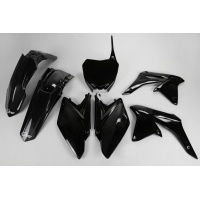 Plastic Kit black for Suzuki RMZ 250 (2010-18) - REPLICA PLASTICS - SUKIT411-001 - Ufo Plast