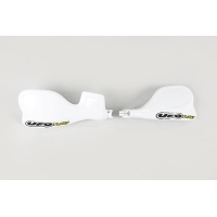 Handguards white for Suzuki RM 125 (1996-03) - RM 250 (1996-03) - REPLICA PLASTICS - SU03902-041 - Ufo Plast