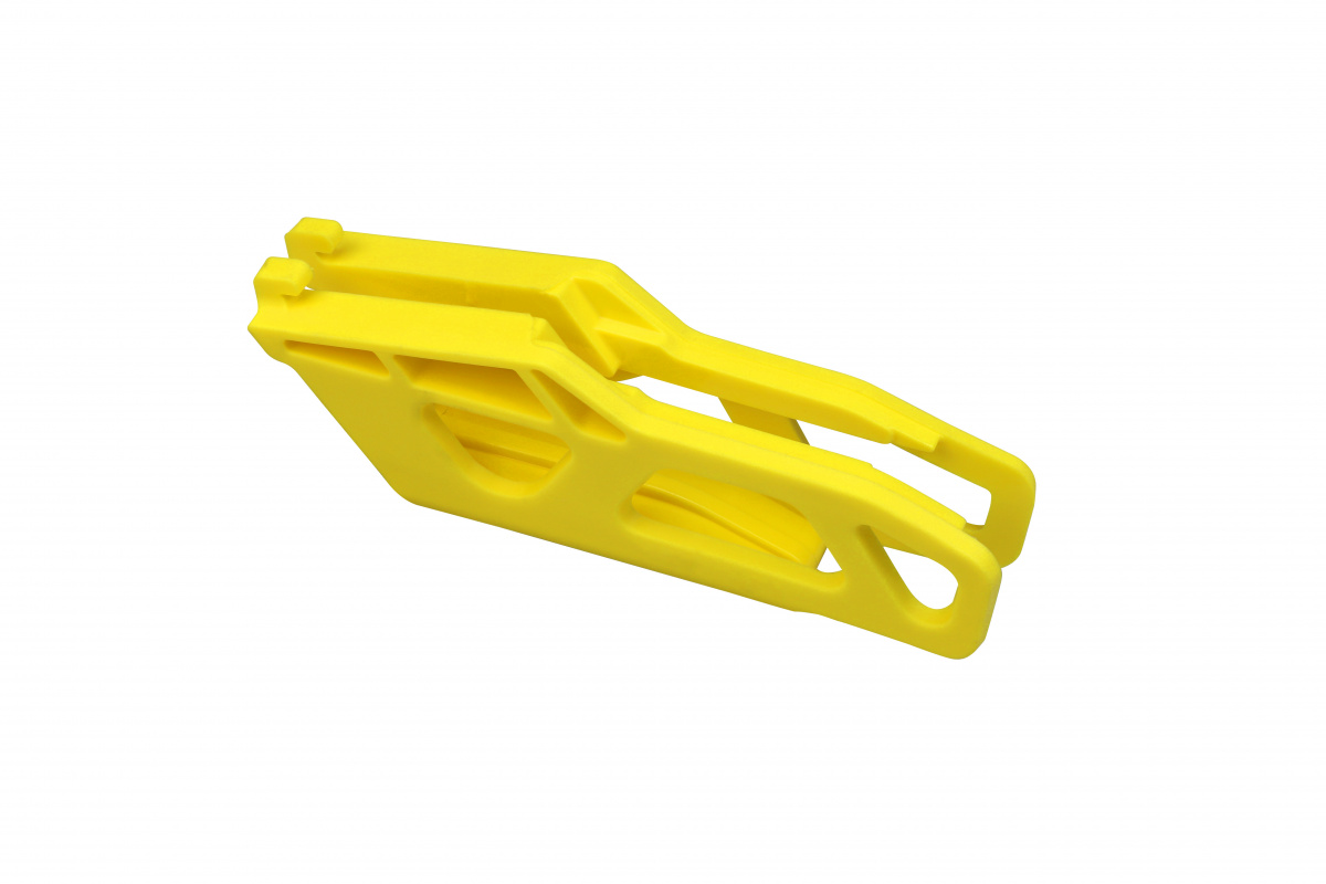 Chain Guide yellow for Suzuki RMZ 250 (2019-25) - RMZ 450 (2018-25) - REPLICA PLASTICS - SU04945-102 - Ufo Plast