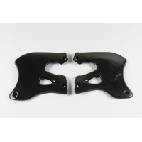 Radiator covers - black - Suzuki - REPLICA PLASTICS - SU02958-001 - UFO Plast