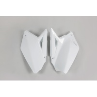 Side Panels white for Suzuki RMZ 250 (2007-09) - REPLICA PLASTICS - SU04902-041 - Ufo Plast