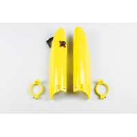 Fork slider protectors + quick starter - yellow 102 - Suzuki - REPLICA PLASTICS - SU03973-102 - UFO Plast