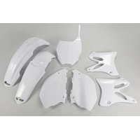 Plastic Kit white for Yamaha YZ 125 (2006-14) - YZ 250 (2006-14) - REPLICA PLASTICS - YAKIT307-046 - Ufo Plast