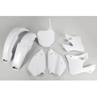 Plastic Kit white for Yamaha YZ 125 (2000-01) - YZ 250 (2000-01) - REPLICA PLASTICS - YAKIT300-046 - Ufo Plast