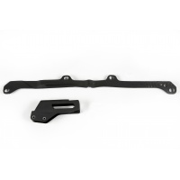 Chain Guide + Swingarm Chain Slider black for Yamaha YZF 250 (2004) - YZF 450 (2004) - REPLICA PLASTICS - YA04802-001 - Ufo P...