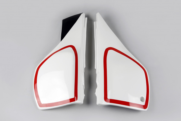 Side panels - white 046 - Yamaha - REPLICA PLASTICS - YA02810-046 - UFO Plast