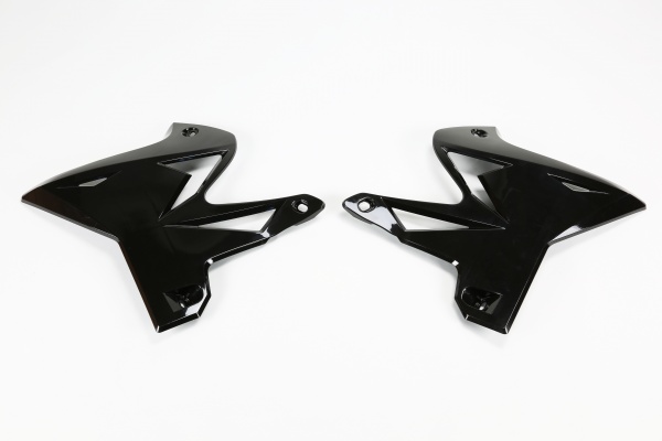 Radiator covers / Restyling - black - Yamaha - REPLICA PLASTICS - YA04834-001 - UFO Plast