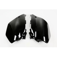 Side panels / No USA - black - Yamaha - REPLICA PLASTICS - YA03878-001 - UFO Plast