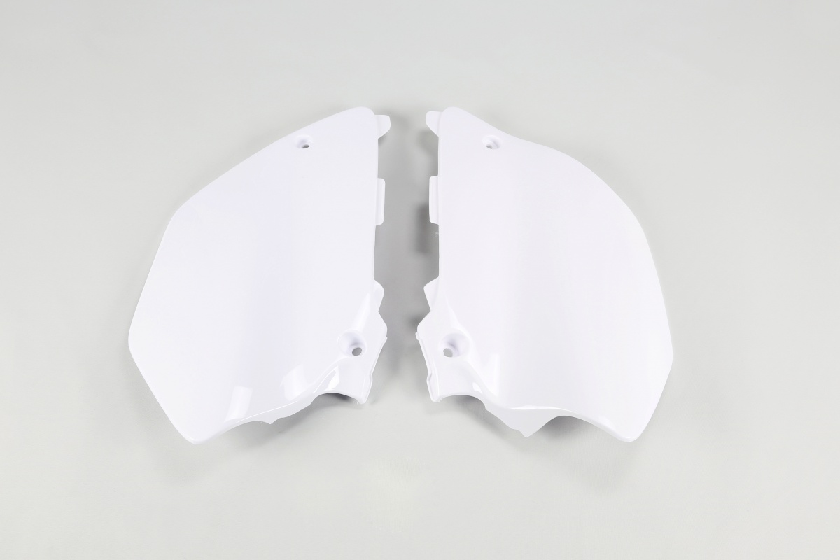 Side panels / No USA - white 046 - Yamaha - REPLICA PLASTICS - YA03878-046 - UFO Plast