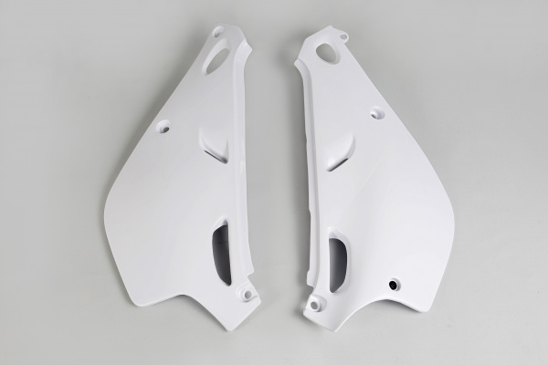 Side panels - white 046 - Yamaha - REPLICA PLASTICS - YA02876-046 - UFO Plast