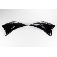 Radiator Covers black for Yamaha YZF 250 (2006-09) - YZF 450 (2006-09) - REPLICA PLASTICS - YA03882-001 - Ufo Plast