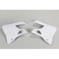 Radiator Covers white for Yamaha YZ 125 (1996-01) - YZ 250 (1996-01) - REPLICA PLASTICS - YA02898-046 - Ufo Plast