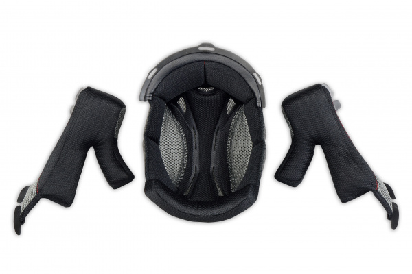 Inner pad e cheek pads for Akan Enduro Adventure helmet - Helmet spare parts - HR135 - Ufo Plast