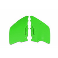 Side panels - neon green - Kawasaki - REPLICA PLASTICS - KA02769-AFLU - UFO Plast