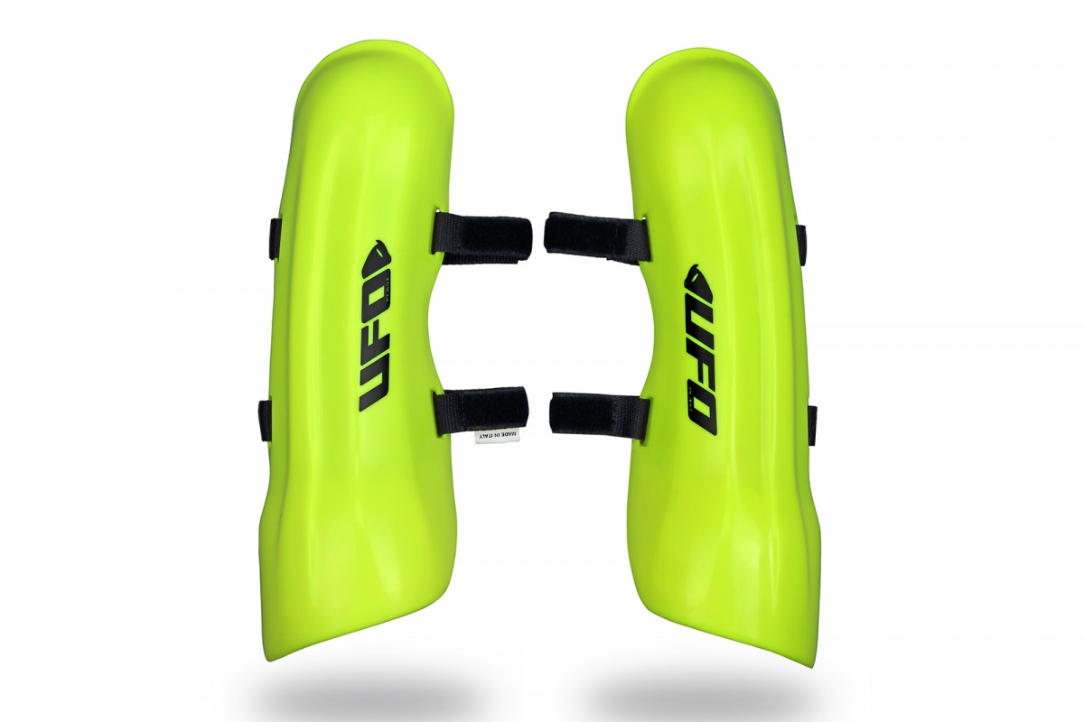 Ski e snowboard shin guard Slalom neon yellow long version for kids - Snow - SK09122-DFLU - UFO Plast