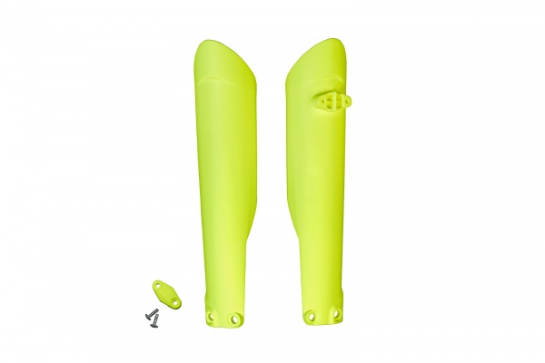 Fork Slider Protectors neon yellow for Husqvarna TC 250 - TE 250 - TC 310 - TE 310 - TC 125 - TE 125 - FC 250 - FE 250 - TE ....