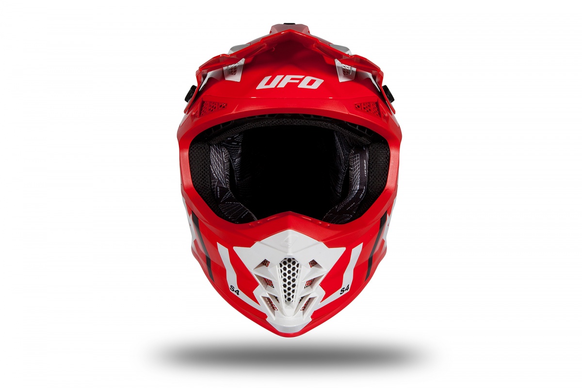 Motocross helmet Intrepid red and black glossy - Helmets - HE172 - UFO Plast