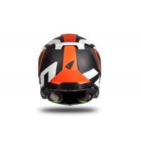 Motocross helmet Echus black, orange and white matt - NEW PRODUCTS - HE171 - UFO Plast