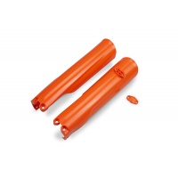 FORK SLIDER PROTECTORS - ORANGE - KTM - REPLICA PLASTICS - KT05014-127 - UFO Plast