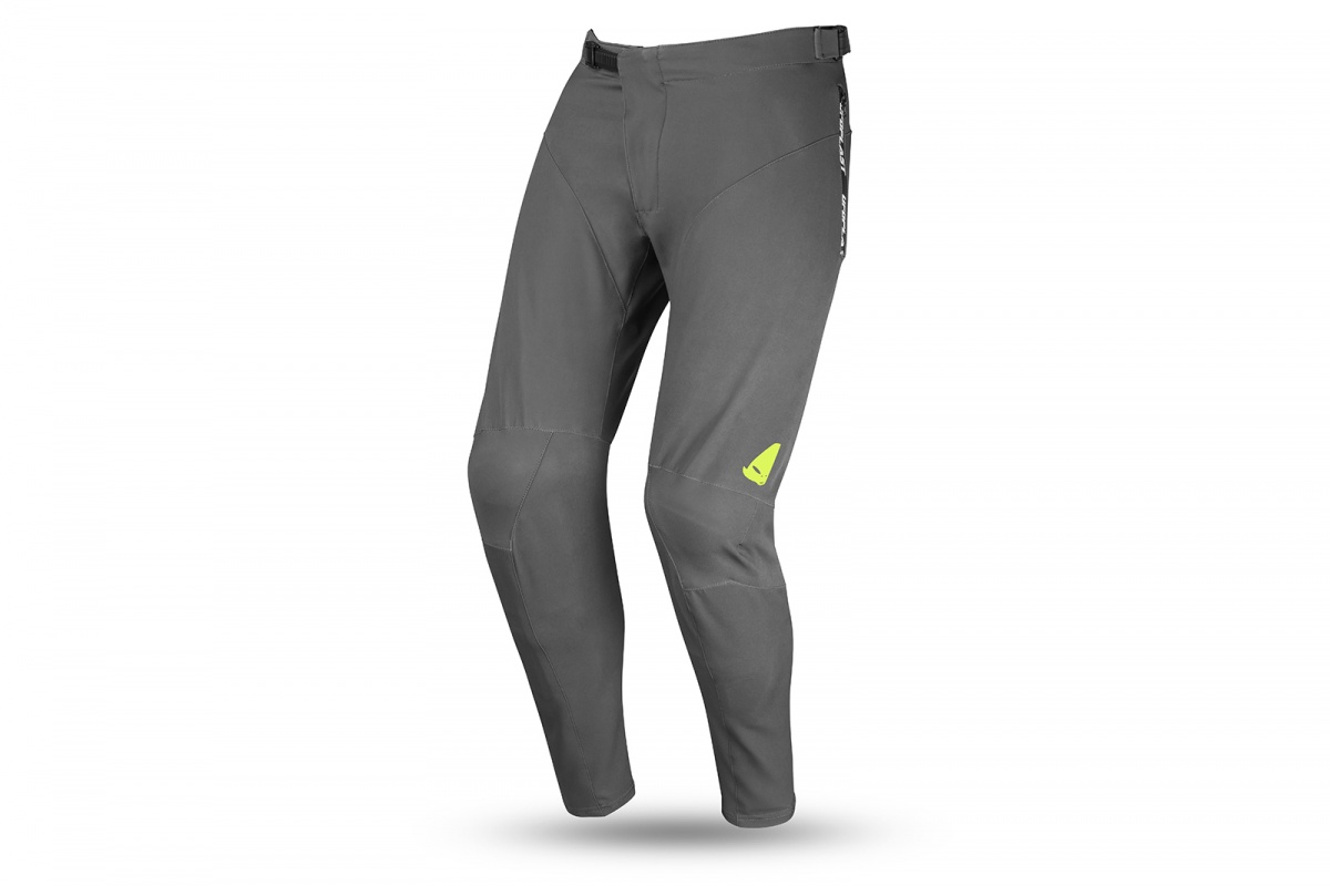 Mtb Terrain LV1 pants gray and neon yellow - Pants - PB05002-ED - UFO Plast