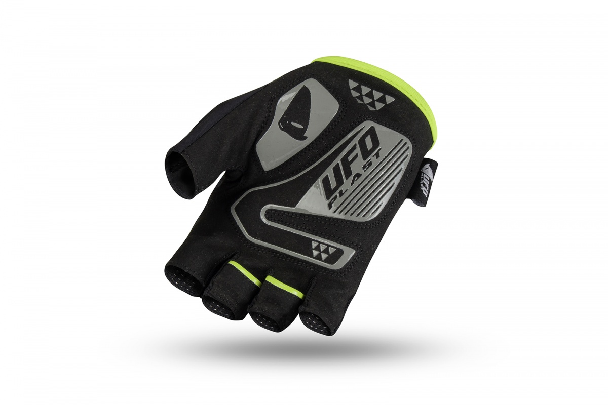 Mtb Stanton gloves black and neon yellow - Gloves - GL15001-KDFL - UFO Plast