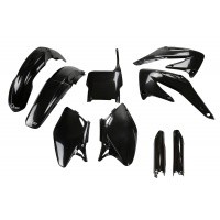 Full Plastic Kit black for Honda CRF 450R (2004) - REPLICA PLASTICS - HOKIT107F-001 - Ufo Plast