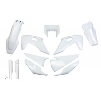 Full Plastic Kit white for Husqvarna TE 250 - FE 250 - TE 300 - FE 350 - FE 450 - FE 501 - TX 125 - TX 250 - TX 300 - TE 150 ...