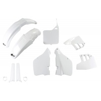 Full Plastic Kit white for Suzuki RM 250 (1992) - REPLICA PLASTICS - SUKIT396F-041 - Ufo Plast