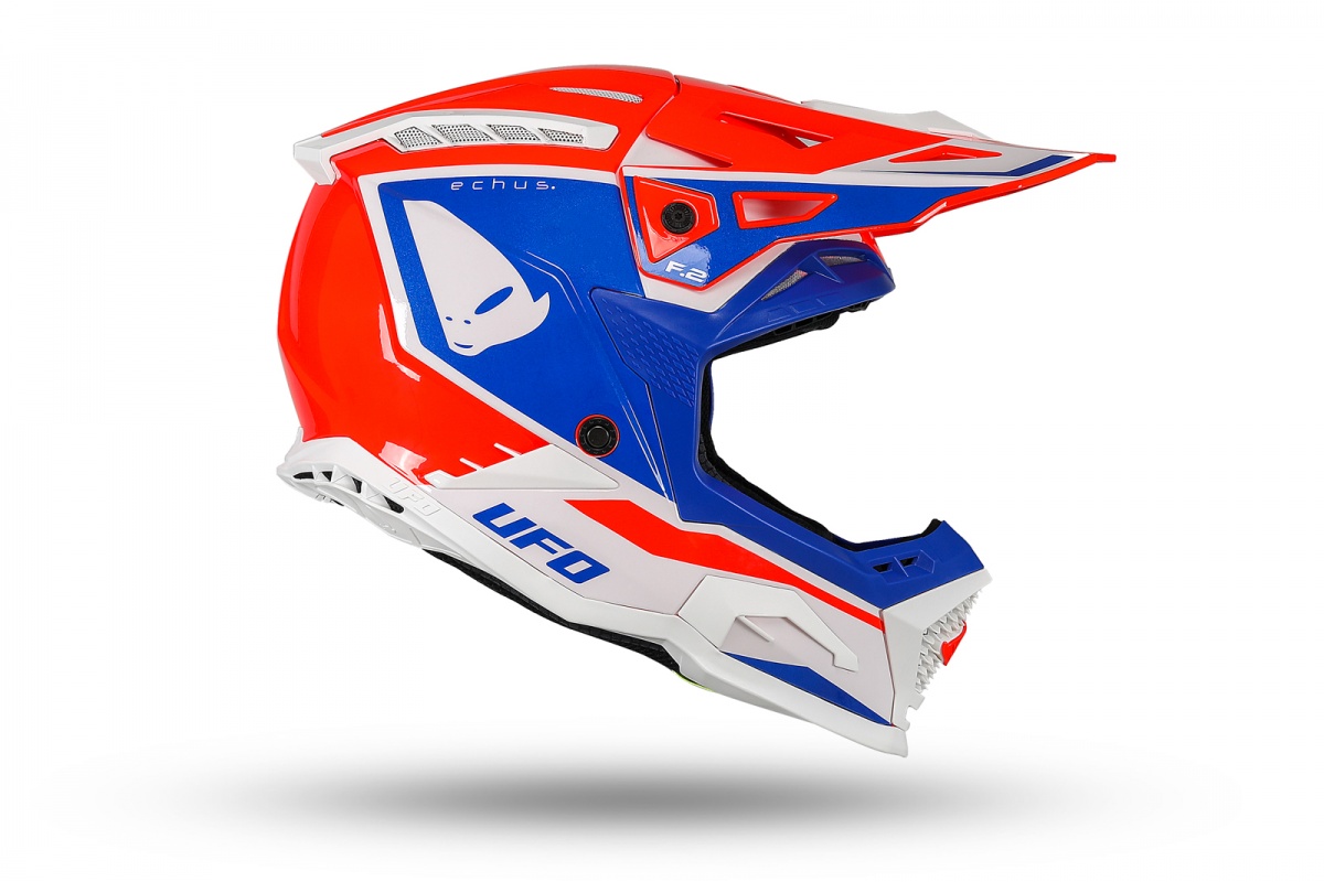 Motocross Echus helmet red blue and white - Helmets - HE13100-BC - UFO Plast