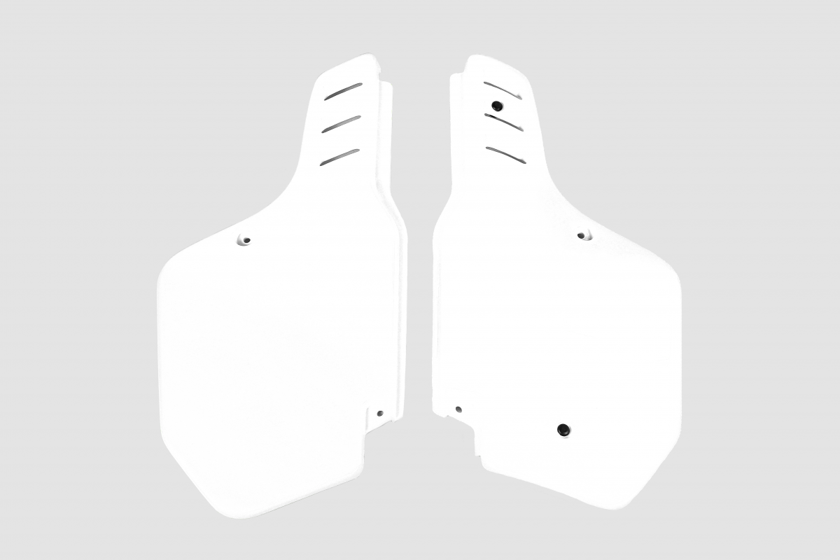 Side panels - White - Kawasaki - REPLICA PLASTICS - KA02713-047 - UFO Plast